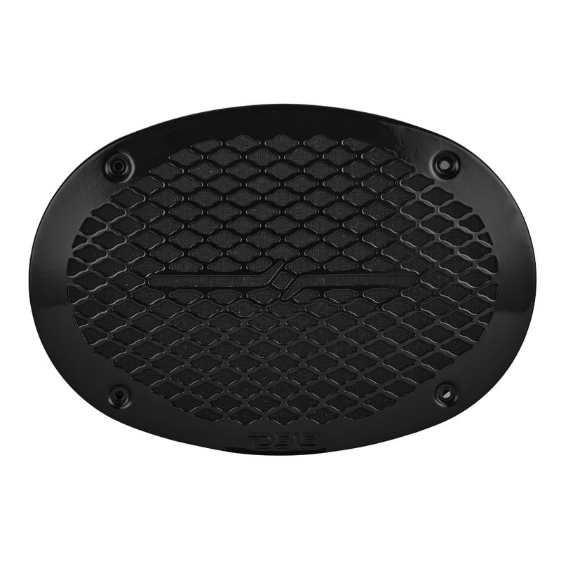 DS18 PRO-ZT Pro Audio Coaxial Midrange Speakers with Built-in Bullet Tweeter, 4-Ohms, Water Resistant - Black Metal Mesh Grill Included (1 Speaker) (6x9 inches) - Image 3